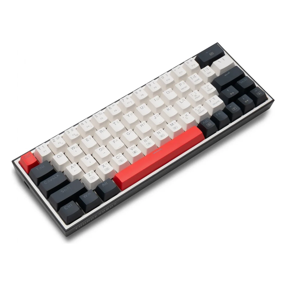 Клавіатура Thunderobot K63 RGB Red Switch USB UA White (6932066313449) — фото 3