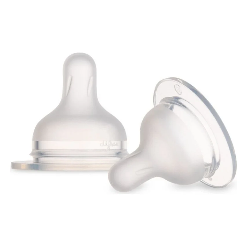 Соска Canpol babies силіконова до пляшечки S-Shape XL (змішана) 2 шт (59/894)