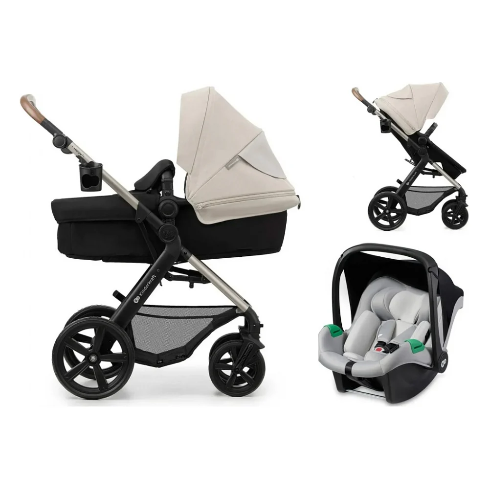 Коляска Kinderkraft 3 в 1 Moov 2 Moonlight Gray (KSMOOV02GRYEV00) (5902533925797)