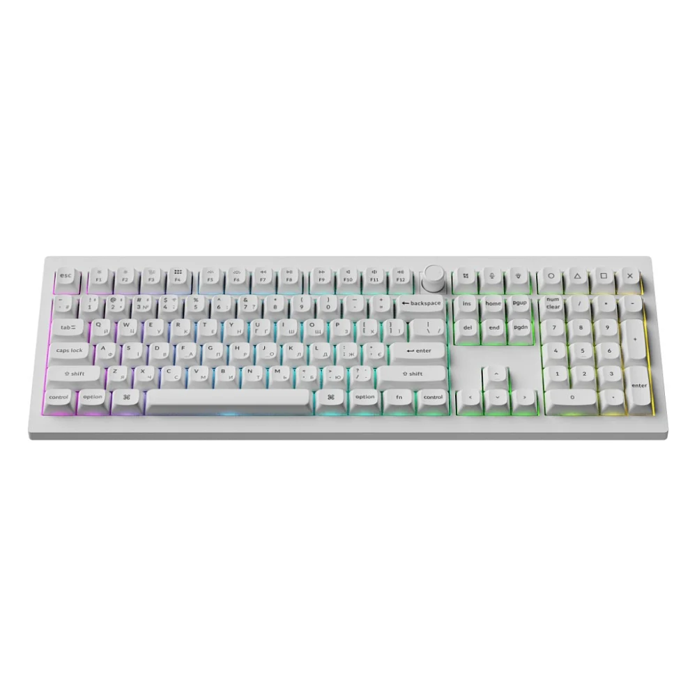Клавіатура Keychron V6 Ultra Keychron Red Switch RGB UA White (V6U-F1-UA) — фото 2