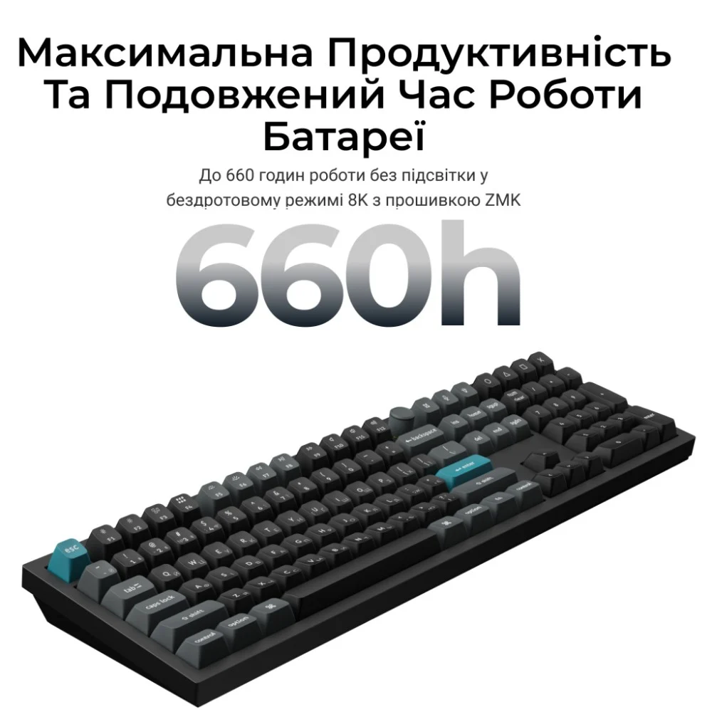 Клавіатура Keychron Q6 Ultra Keychron Red Switch RGB UA Black (Q6U-M1-UA) — фото 11