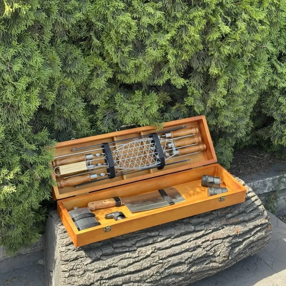 Набір для барбекю Metalzavod Майстер BBQ світлий (PN-BBQ-LT) — фото 3