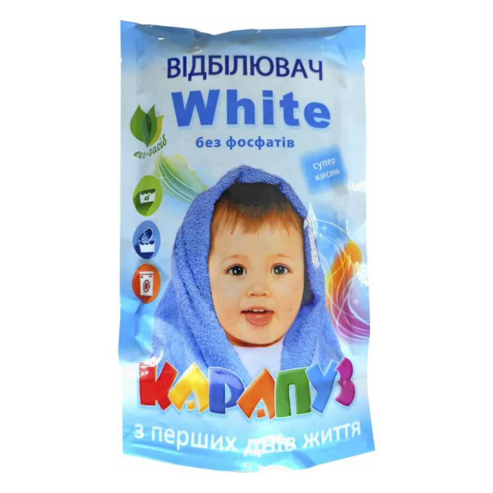 Відбілювач Карапуз кисневий для дитячих речей 200 г (4820049381290)