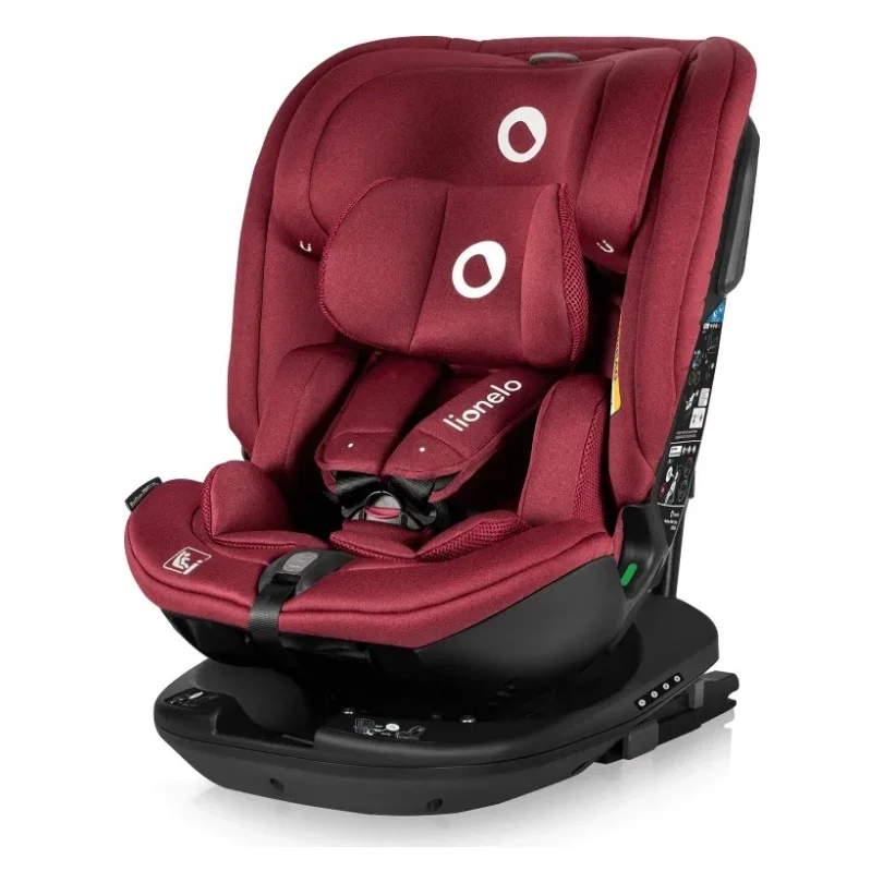 Автокрісло Lionelo Bastiaan RWF i-Size Red Burgundy (LO-BASTIAAN RWF I-SIZE RED BURGUNDY) — фото 3