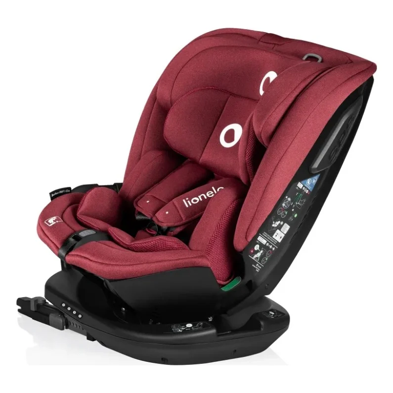 Автокрісло Lionelo Bastiaan RWF i-Size Red Burgundy (LO-BASTIAAN RWF I-SIZE RED BURGUNDY) — фото 7