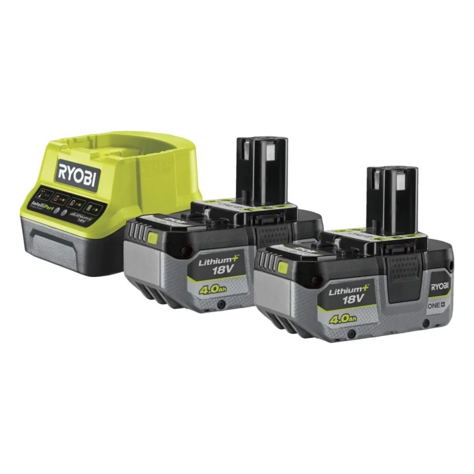 Набір акумулятор + зарядний пристрій Ryobi ONE+ RC18120-242X, 18V, 1х2Ah, 1х4Ah, ЗП 2A (5133005961)
