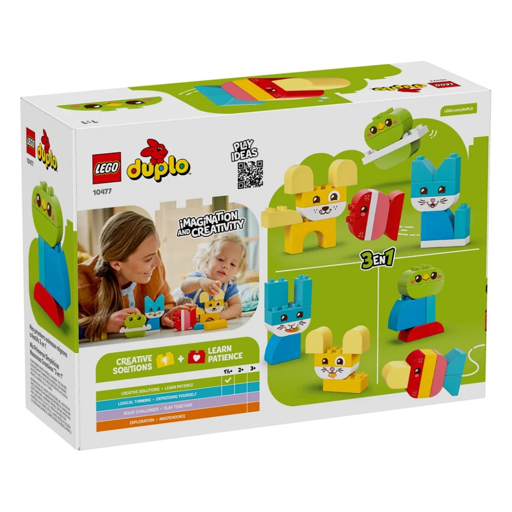 Конструктор LEGO DUPLO My First Чарівні творчі домашні улюбленці 3 в 1 (10477) — фото 9