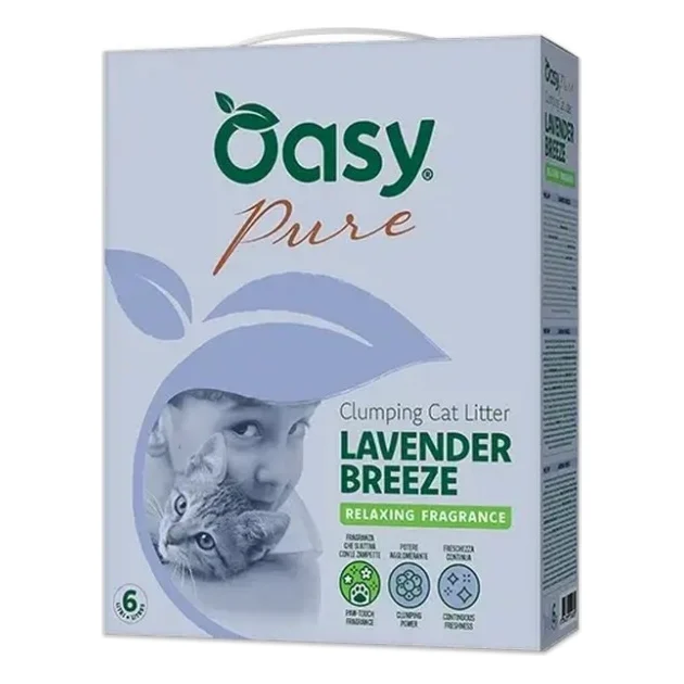 Наповнювач для туалету OASY Лавандовий бриз 6 л (8054329514535)
