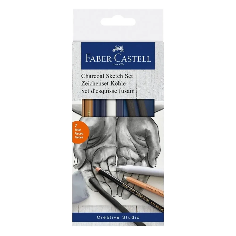 Лайнер Faber-Castell набір капілярних ручок пензликів PITT Artist Pens Brush Harvest, 6 кольорів (27304)