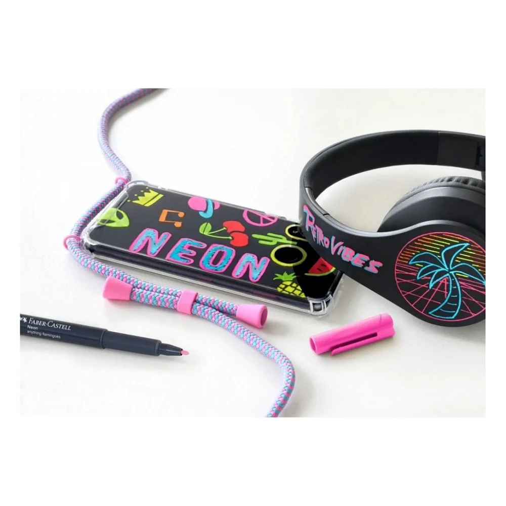 Набір маркерів Faber-Castell тонких неонових для декорування Neon Marker, M (1,5 мм) 6 кольорів (32026) — фото 8