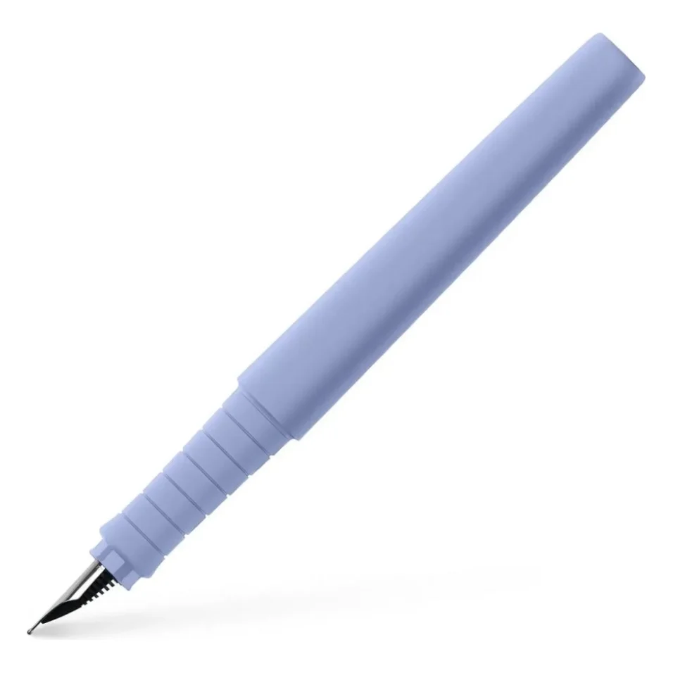 Ручка пір'яна Faber-Castell POLY Fountain Pen Pale Iris, колір корпусу фіолетовий, перо М (0,7 мм) (32955)