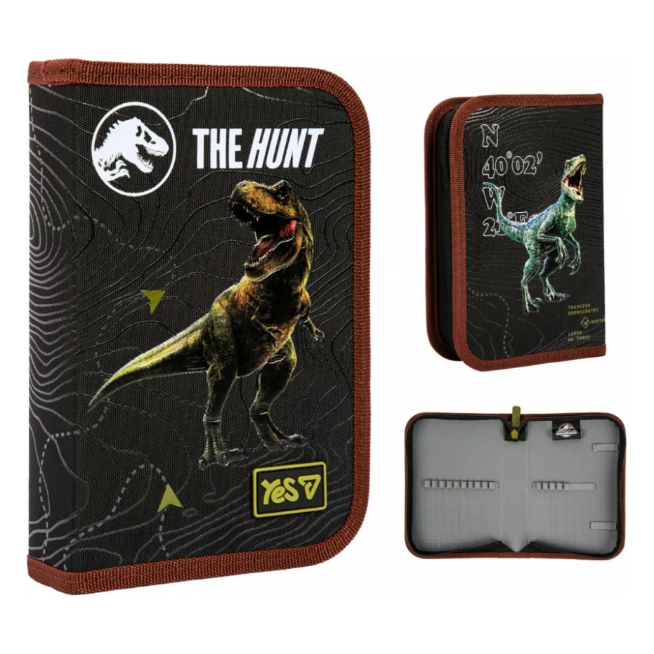 Пенал Yes твердий одинарний без клапана Jurassic World. Dino HP-02 (533726)
