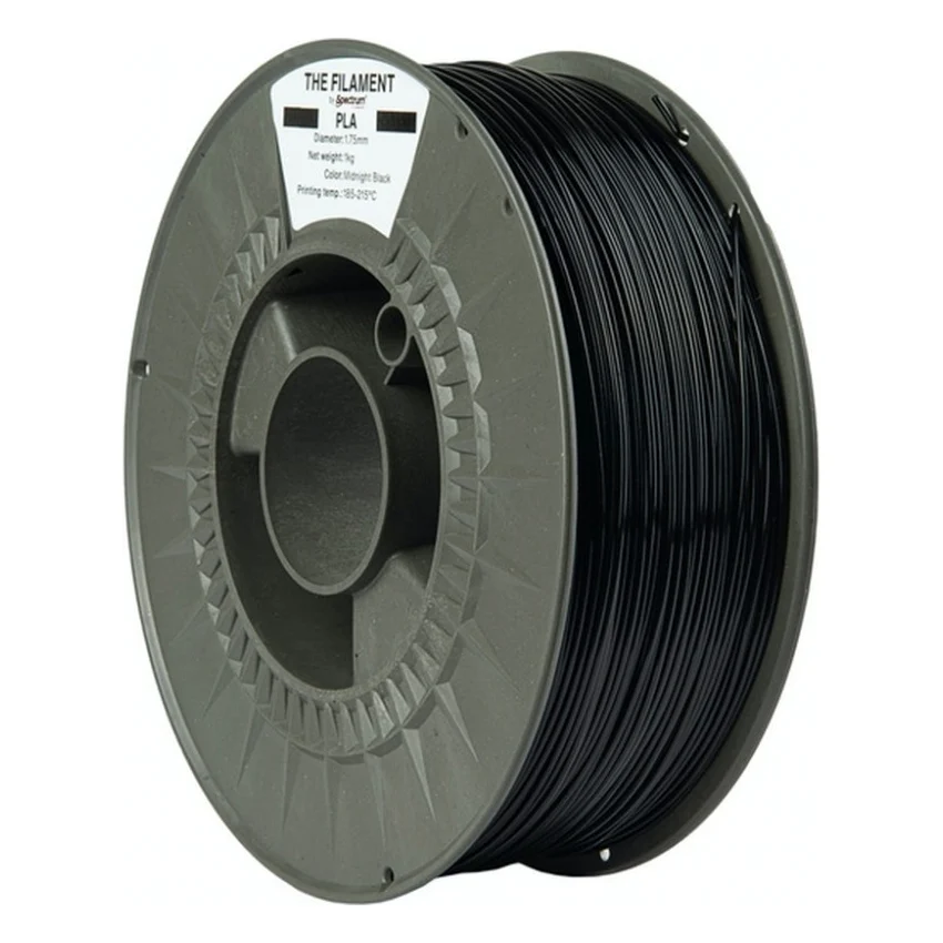 Пластик для 3D-принтера The Filament PLA 1.75mm 1kg MIDNIGHT BLACK (TF-24000)