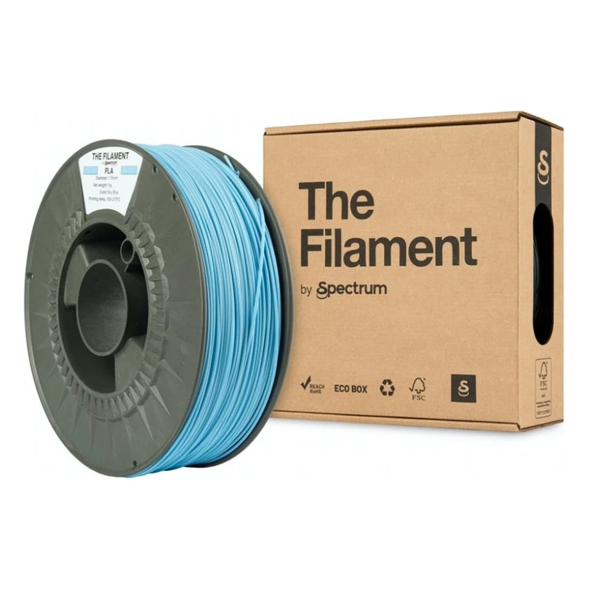 Пластик для 3D-принтера The Filament PLA 1.75mm 1kg SKY BLUE (TF-24008) — фото 3