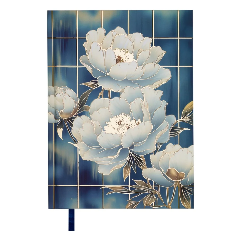Тижневик Buromax недатований PEONY, A5, блакитний 336 сторінок (BM.20170-14)