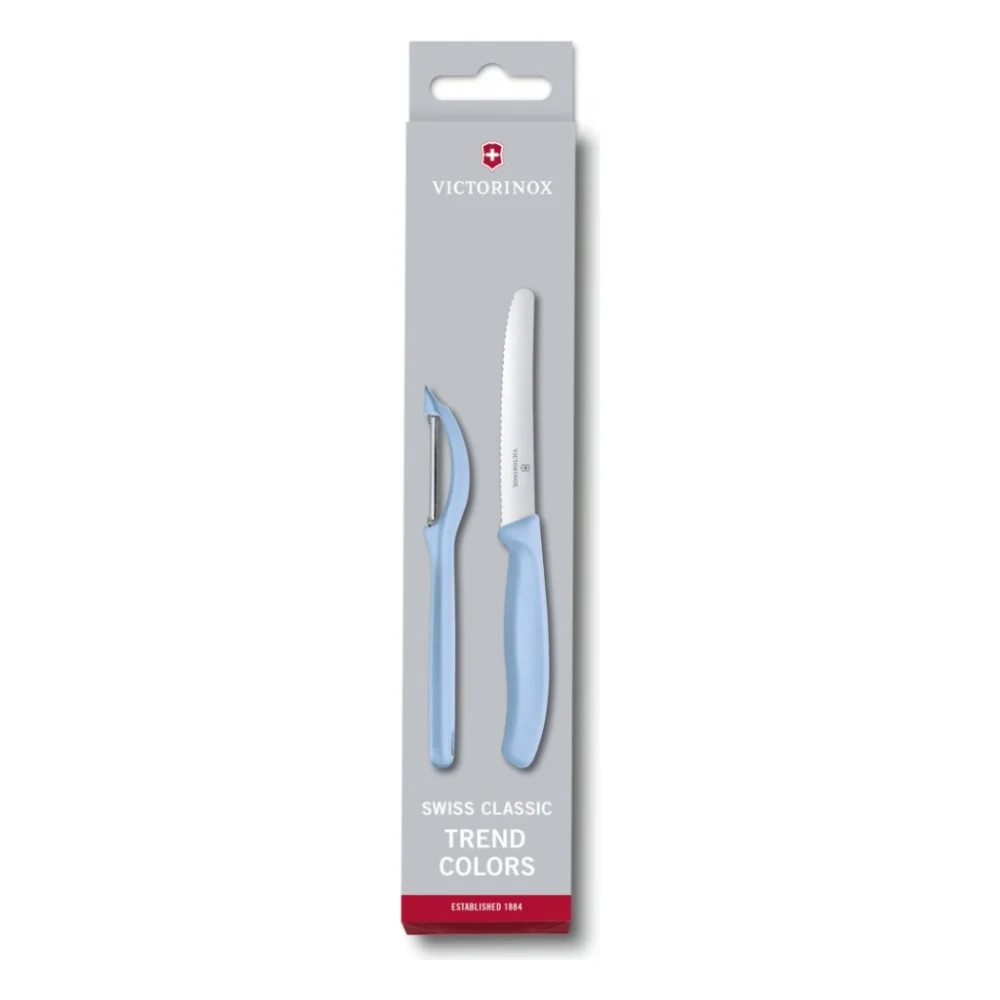 Набір ножів Victorinox SwissClassic Paring Set Universal Light Blue (6.7116.21L22)