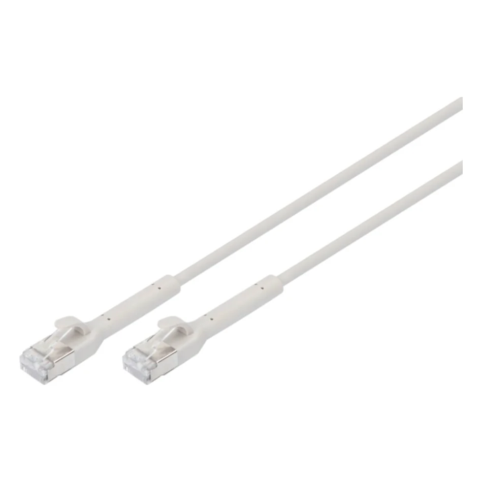 Патч-корд 1.5м, SFTP, cat.6A, AWG 32/7, Cu, TPE-LSZH, гнучкий, grey Digitus (DK-1632-A-015B)