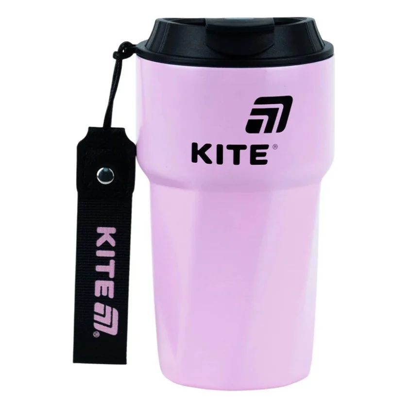Термокружка Kite K26-1220 450 мл, рожева (K26-1220-1)