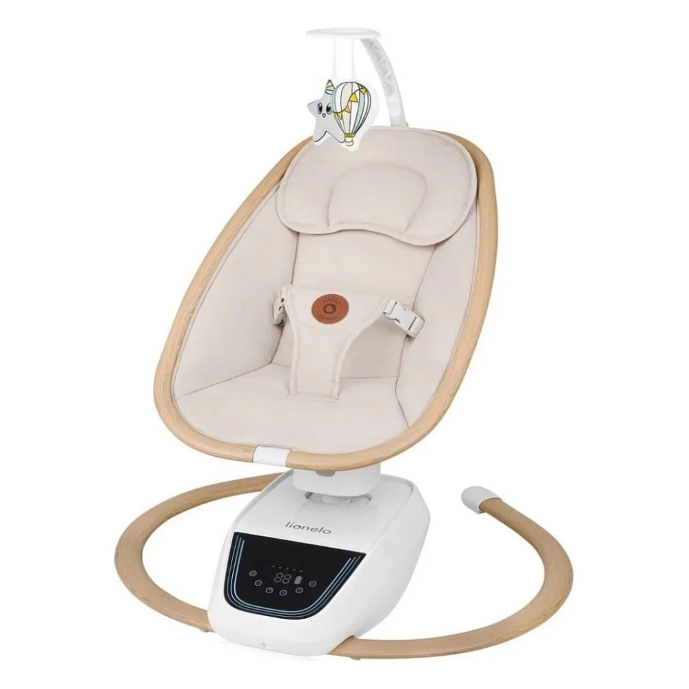 Крісло-гойдалка Lionelo OLIVIA BEIGE NATURAL (LO-OLIVIA BEIGE NATURAL)