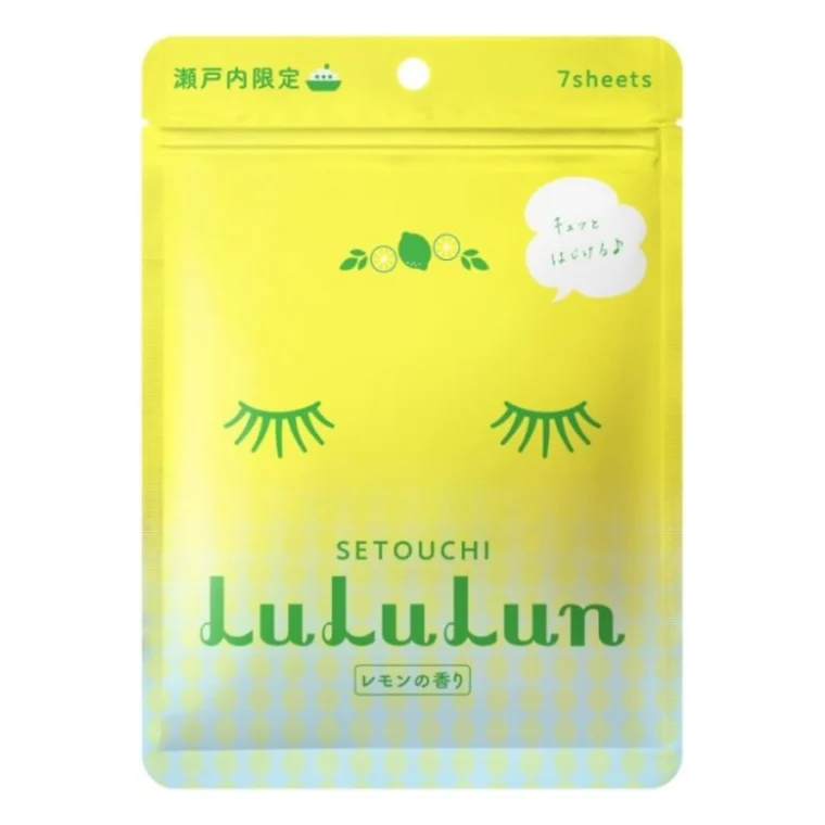 Маска для обличчя Lululun Face Mask Setouchi Lemon Освітлююча з екстрактом лимону 7 шт. (4582305065879, 4580794011704)