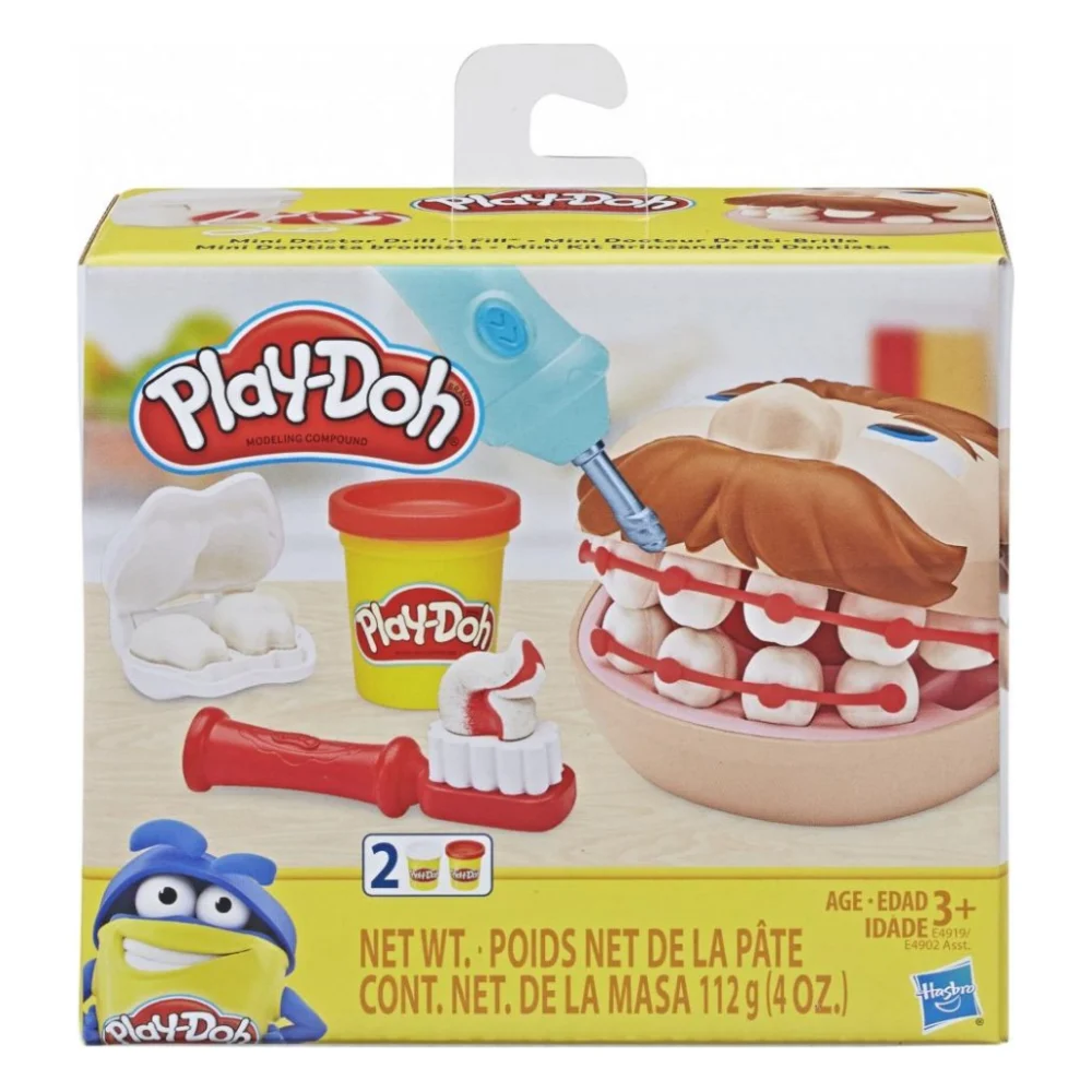 Набір для творчості Hasbro Play-Doh Mini Улюблені набори в мініатюрі Містер зубастик (E4902_E4919)