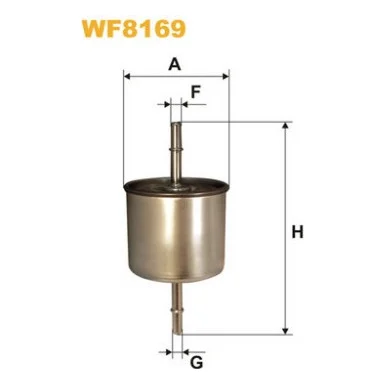 Фільтр паливний Wixfiltron WF8169