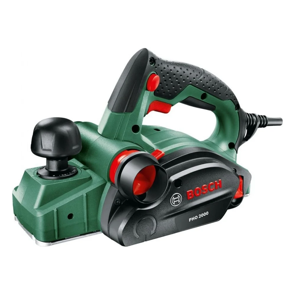 Електрорубанок Bosch PHO 2000, 680W, 80мм, стругання до 2мм, 2.58кг (0.603.2A4.100)