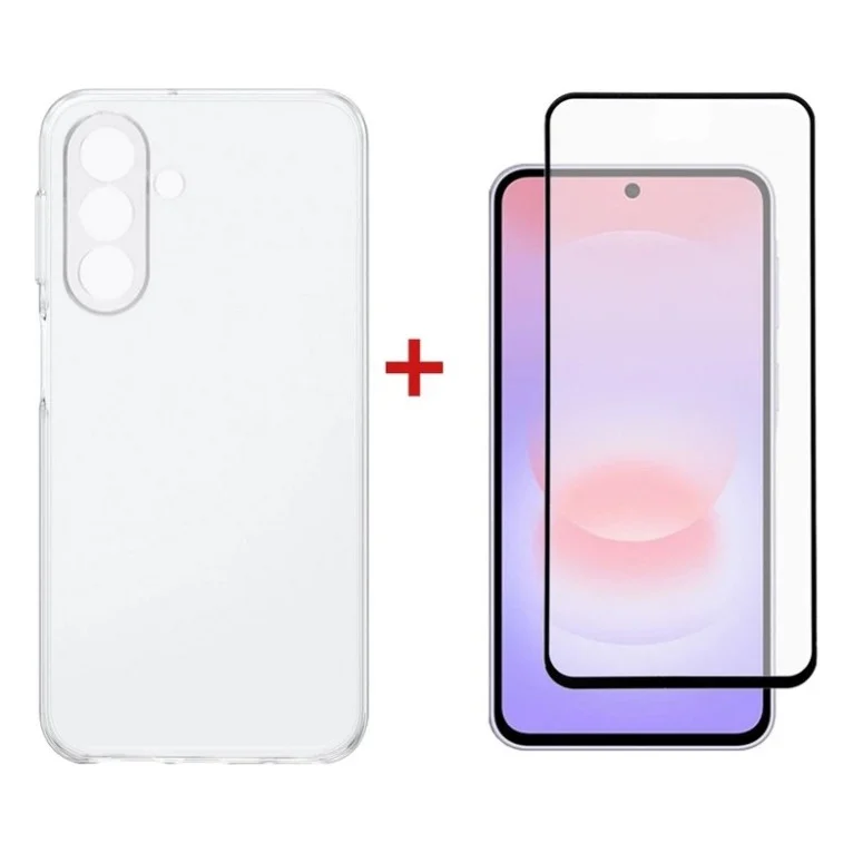 Чохол до мобільного телефона Dengos TPU Cover + Glass Samsung Galaxy A37 Transparent (DG-KM-197)