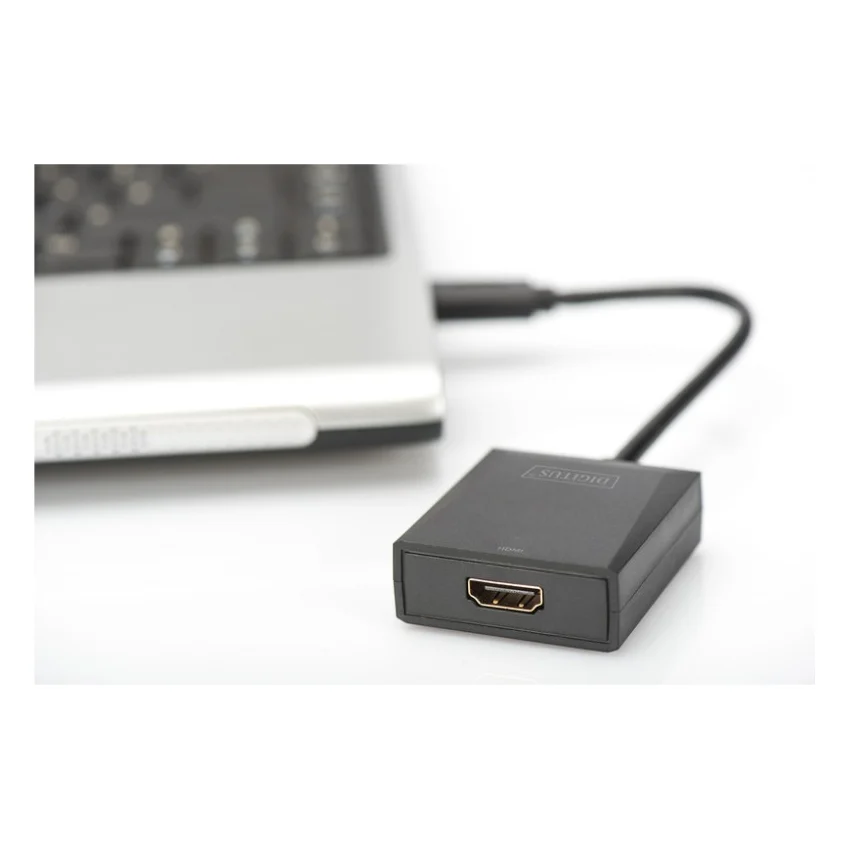 Перехідник USB 3.0 AM to HDMI AF Full HD black Digitus (DA-70841) — фото 2