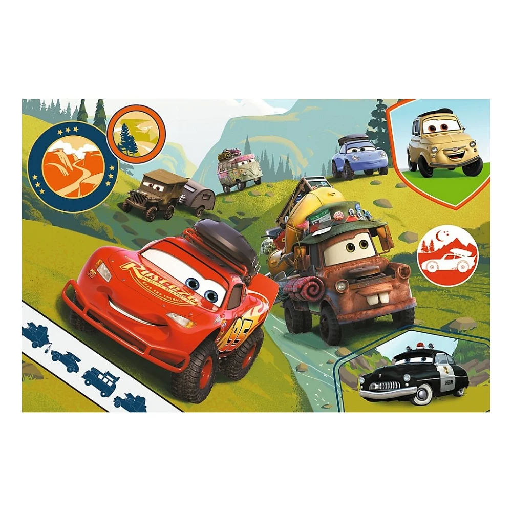 Пазл Trefl Maxi Cars Щасливі машинки 24 елемента (5900511143522) — фото 2