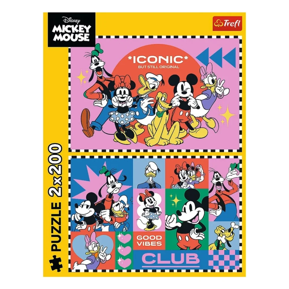 Пазл Trefl Mickey&friends Час з друзями 2х 200 елементів (5900511133196) — фото 4