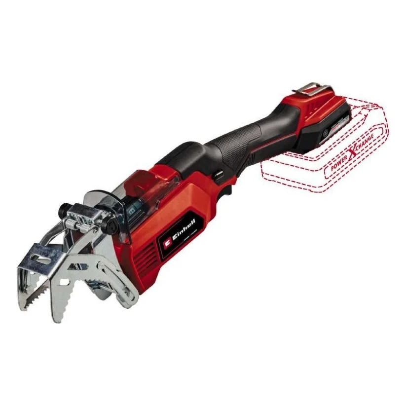 Шабельна пила Einhell GE-GS 18/150 Li Kit, 18V, 2.5Ah, пропил 100/80мм, хід 20мм, ЗП, 1.28кг (3408290K) — фото 4