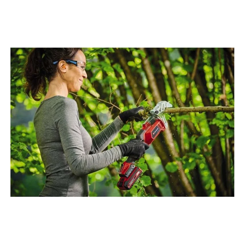 Шабельна пила Einhell GE-GS 18/150 Li Kit, 18V, 2.5Ah, пропил 100/80мм, хід 20мм, ЗП, 1.28кг (3408290K) — фото 15
