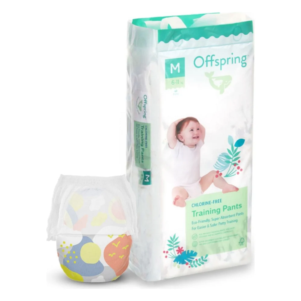 Підгузки Offspring Skye Розмір M 6-11 кг 42 шт (DP-OI-FAP-M42P-SKY)