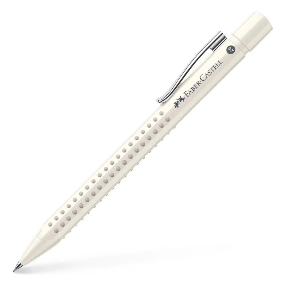 Олівець механічний Faber-Castell Grip 2010, колір корпусу білий, 0,7 мм (32262)
