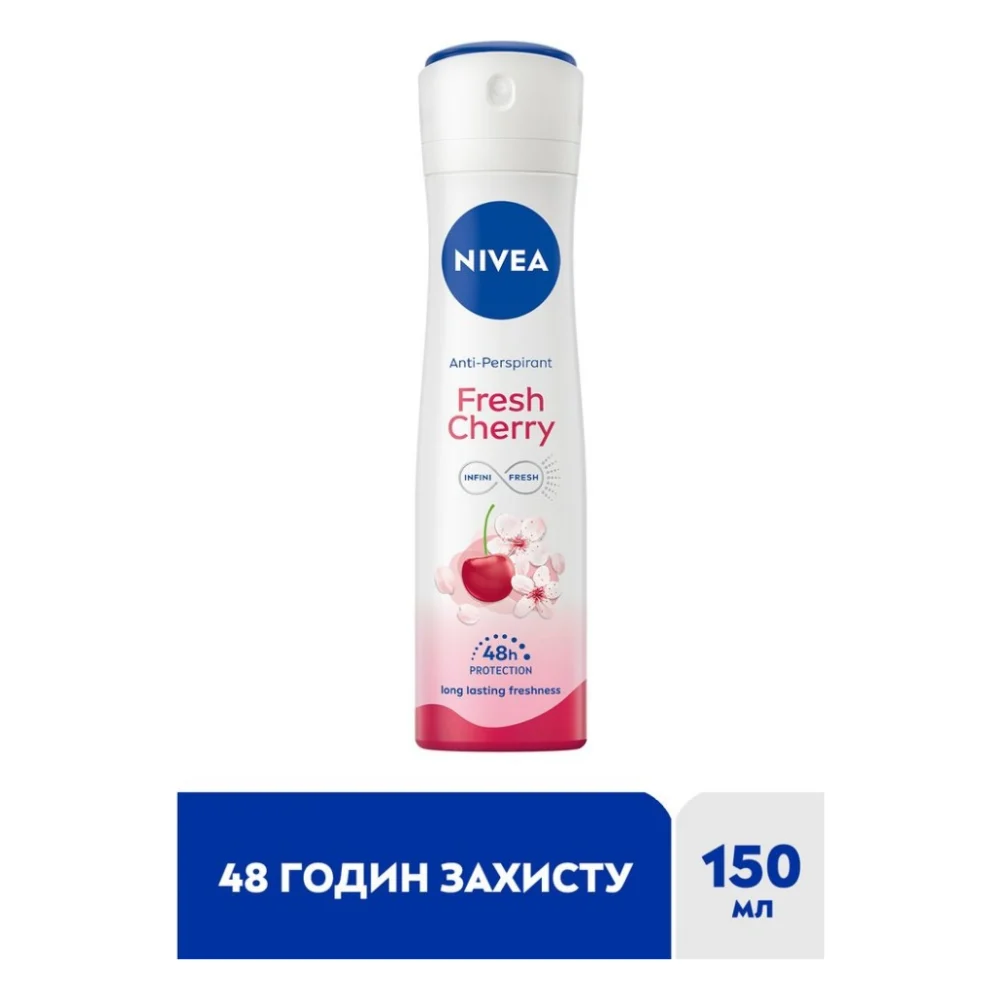 Антиперспірант Nivea Fresh Cherry Anti-Perspirant 150 мл (4006000009124) — фото 2