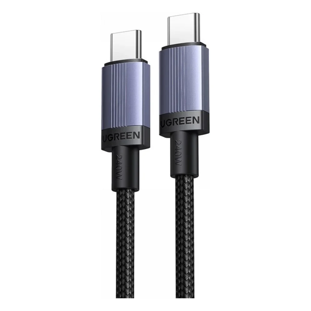 Дата кабель USB-C to USB-C 3.0m 100W 480Mbps black Ugreen (65834) — фото 2
