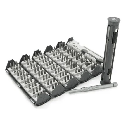 Викрутка акумуляторна Voltronic SW-8180, біти, 128шт., лопатка, гнучкий подовжувач, тримач 120мм, біти S2, Case (SW-8180) — фото 2