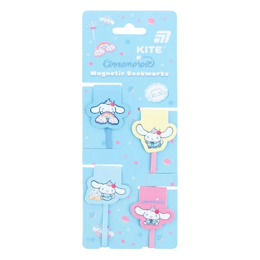 Закладки для книг Kite набір магнітних закладок-лясе Cinnamoroll (CR26-497)