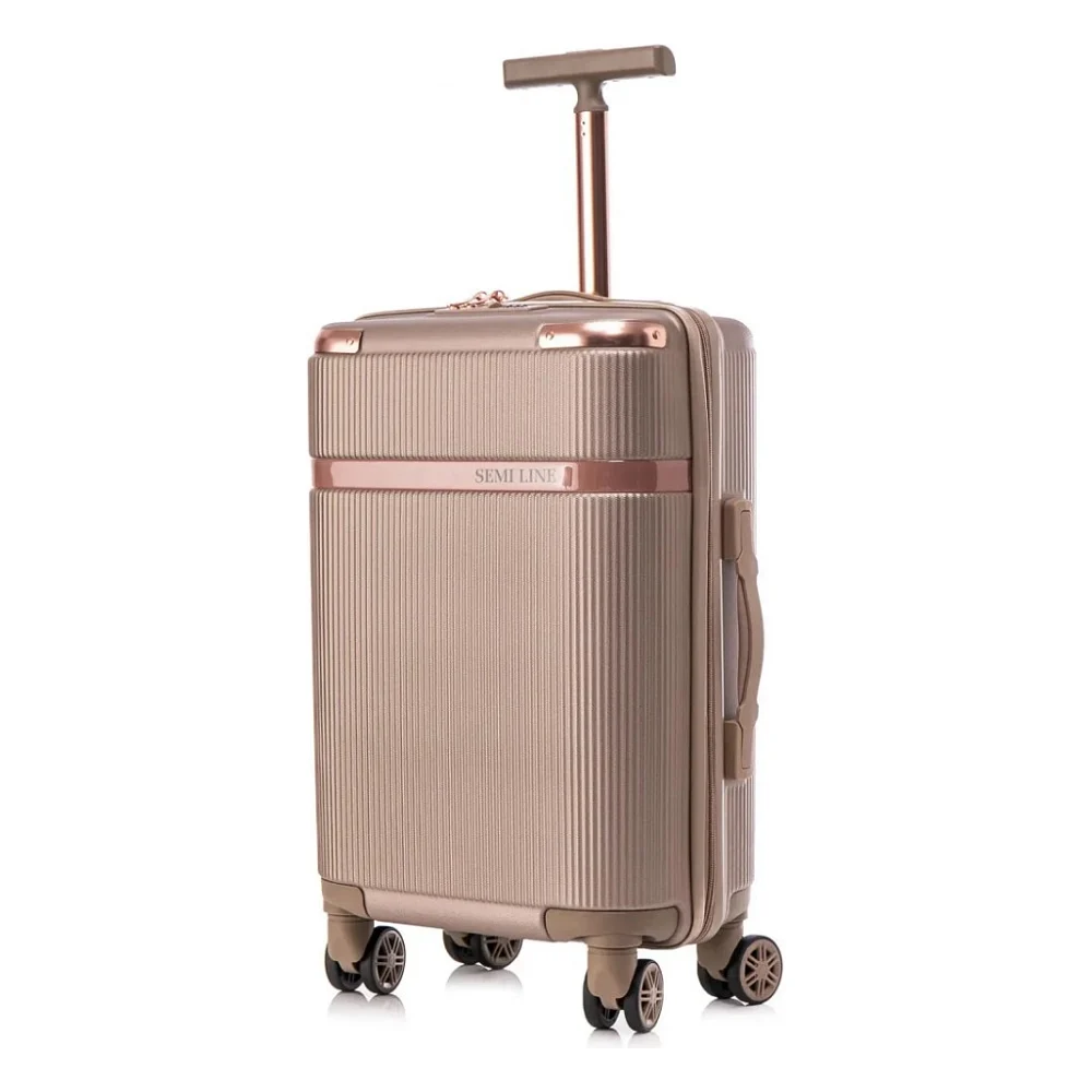 Валіза Semi Line 20" (S) Champagne (T5668-2) (DAS302658)
