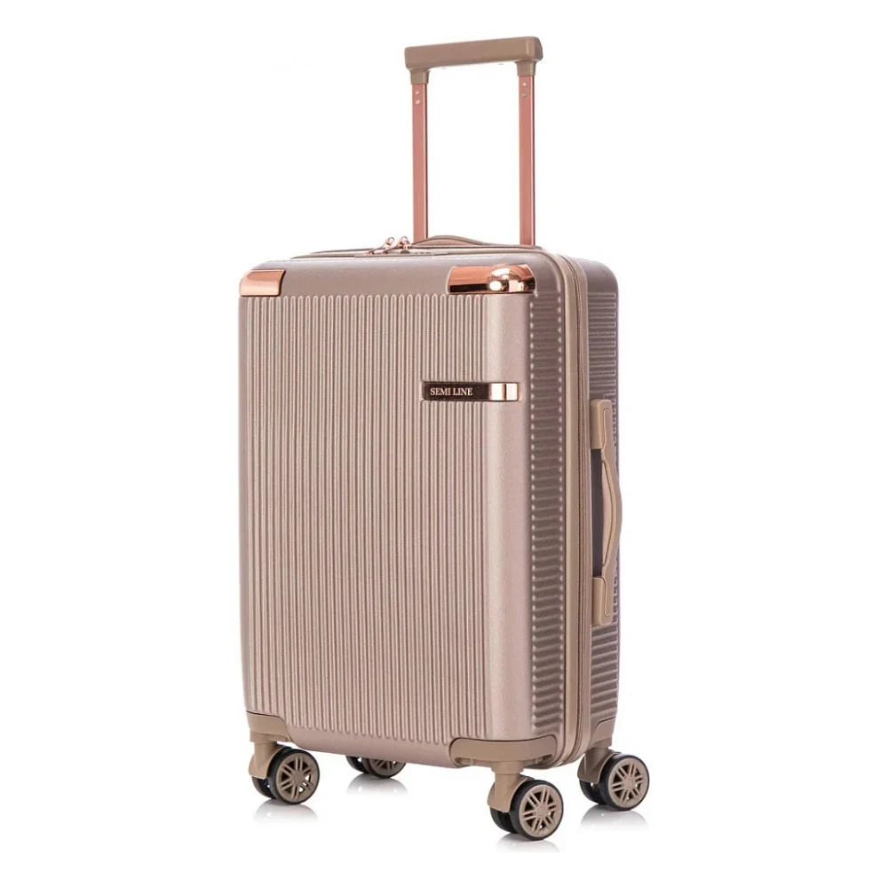 Валіза Semi Line 20" (S) Champagne (T5666-3) (DAS302650)