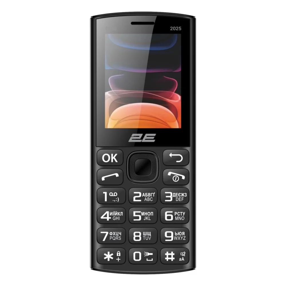 Мобiльний телефон 2E E240 2025 Dual Sim Black (794300867202)