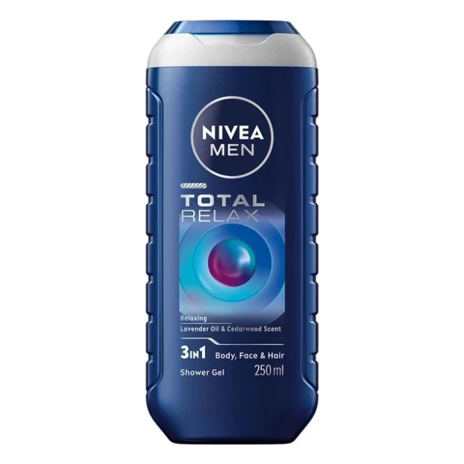 Гель для душу Nivea MEN Total Relax Shower Gel 250 мл (5900017092836)