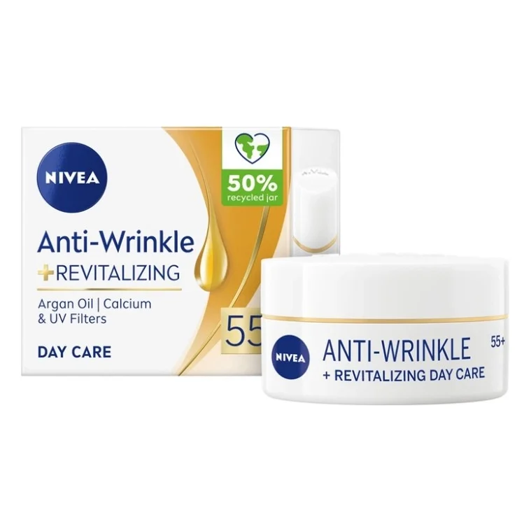 Крем для обличчя Nivea Anti-Wrinkle + Revitalising Day Cream 55+ 50 мл (5900017103181)