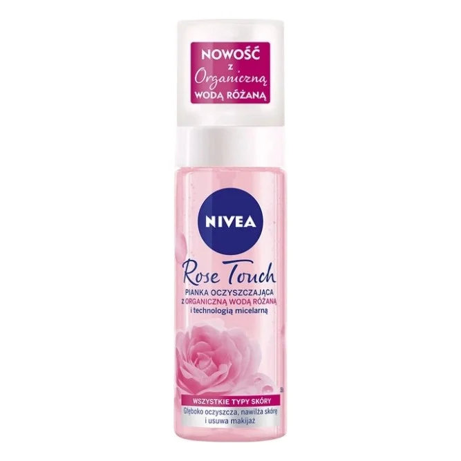 Пінка для вмивання Nivea Rose Touch З вітаміном E 150 мл (5900017103815)