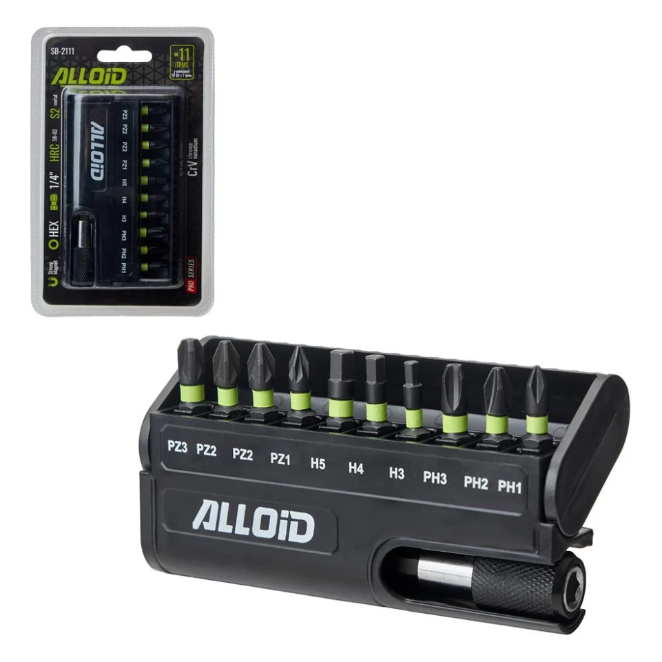 Набір біт Alloid Pro. 11 шт. (SB-2111)