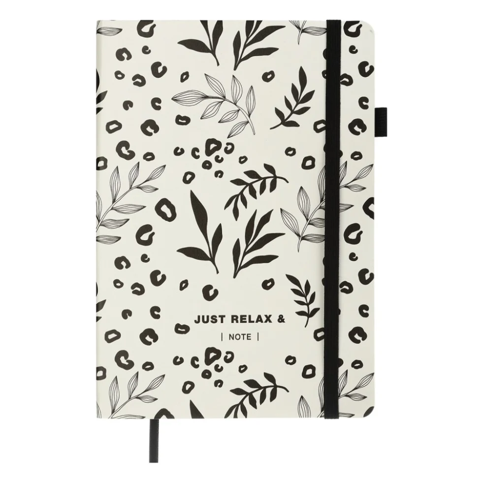Книга записна Buromax RELAX, А5, 96 аркушів, клітинка, білий (BM.295101-12)