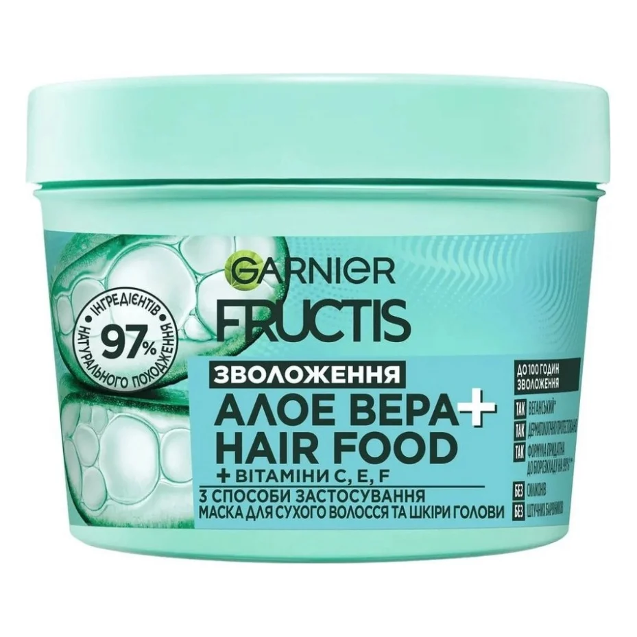 Маска для волосся Garnier Fructis Superfood Aloe Vera 400 мл (3600542648271)