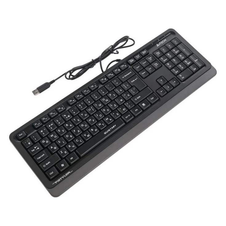 Клавіатура A4Tech FK10Q USB UA Grey (4711421003452) — фото 4