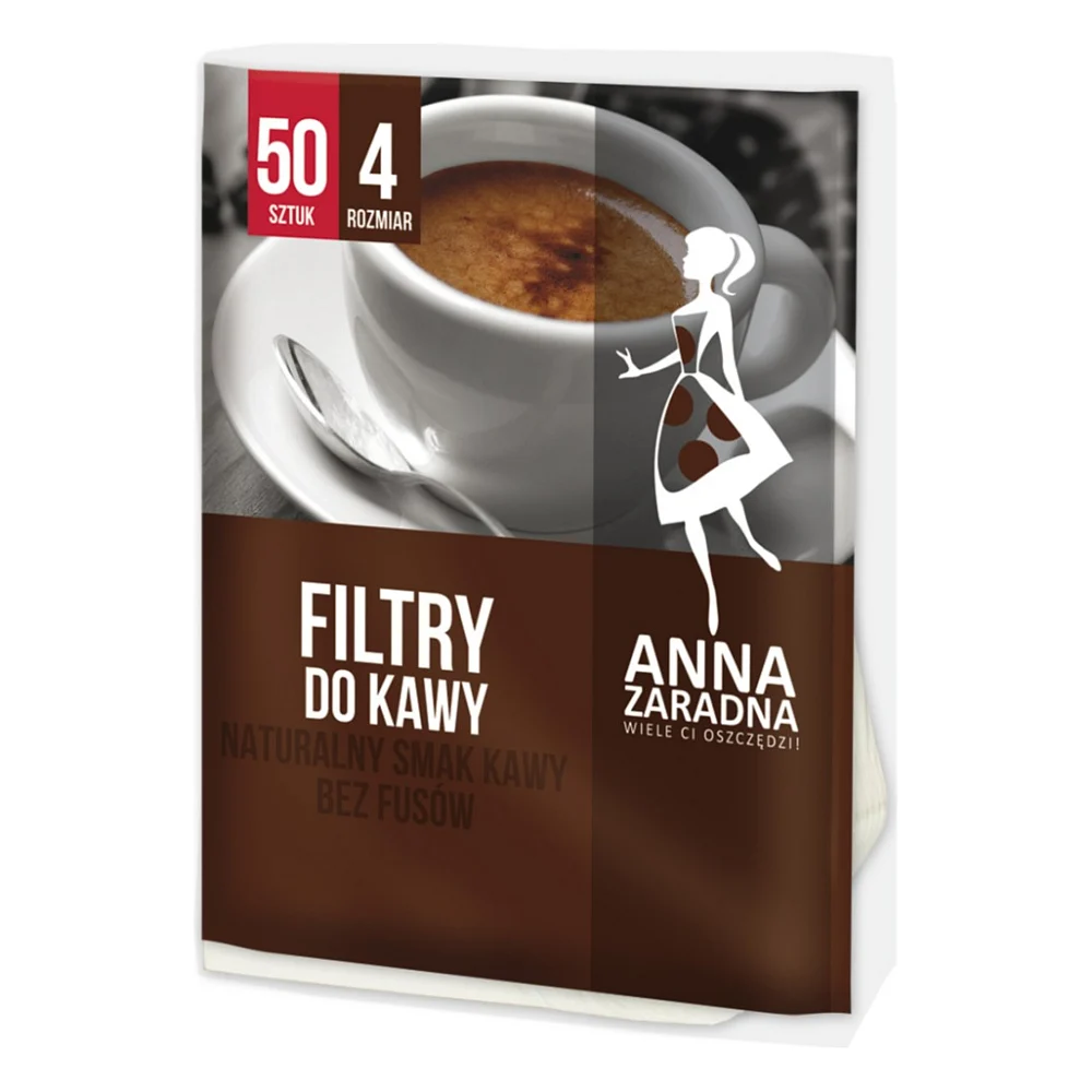 Фільтр для кави Anna Zaradna №4 50 шт. (5903936019182)